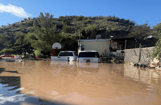 Floodwaters leave New Mexico family rebuilding from scratch