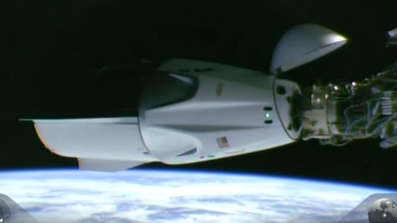 SpaceX Crew 13 docking at International Space Station
