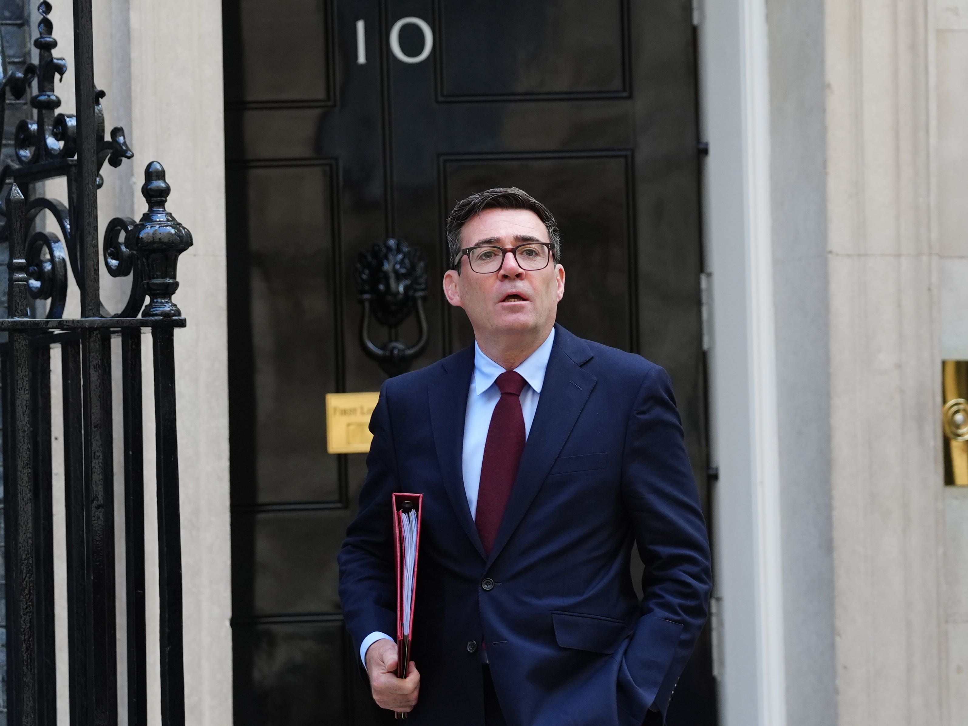 'You fired me up' - Prime Minister Andy Burnham issues message to group ...