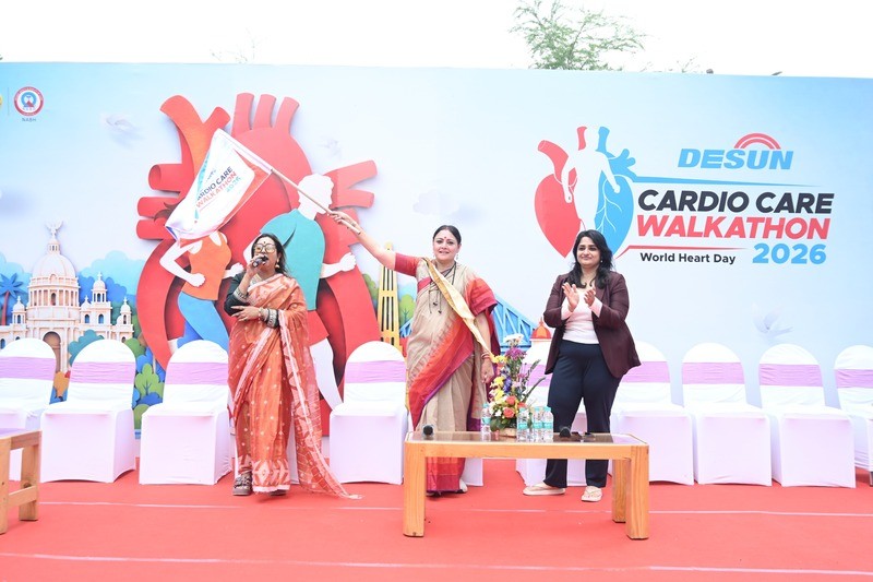 Kolkata's Desun Hospital's Cardio Care Walkathon daws 200 participants ...