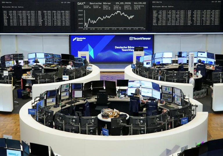 Global shares rise as bond selloff eases before US jobs