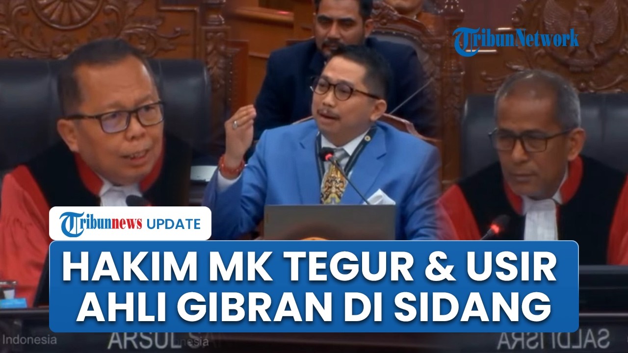 Detik-detik saksi ahli Gibran ditegur hingga diusir hakim imbas sebut ...