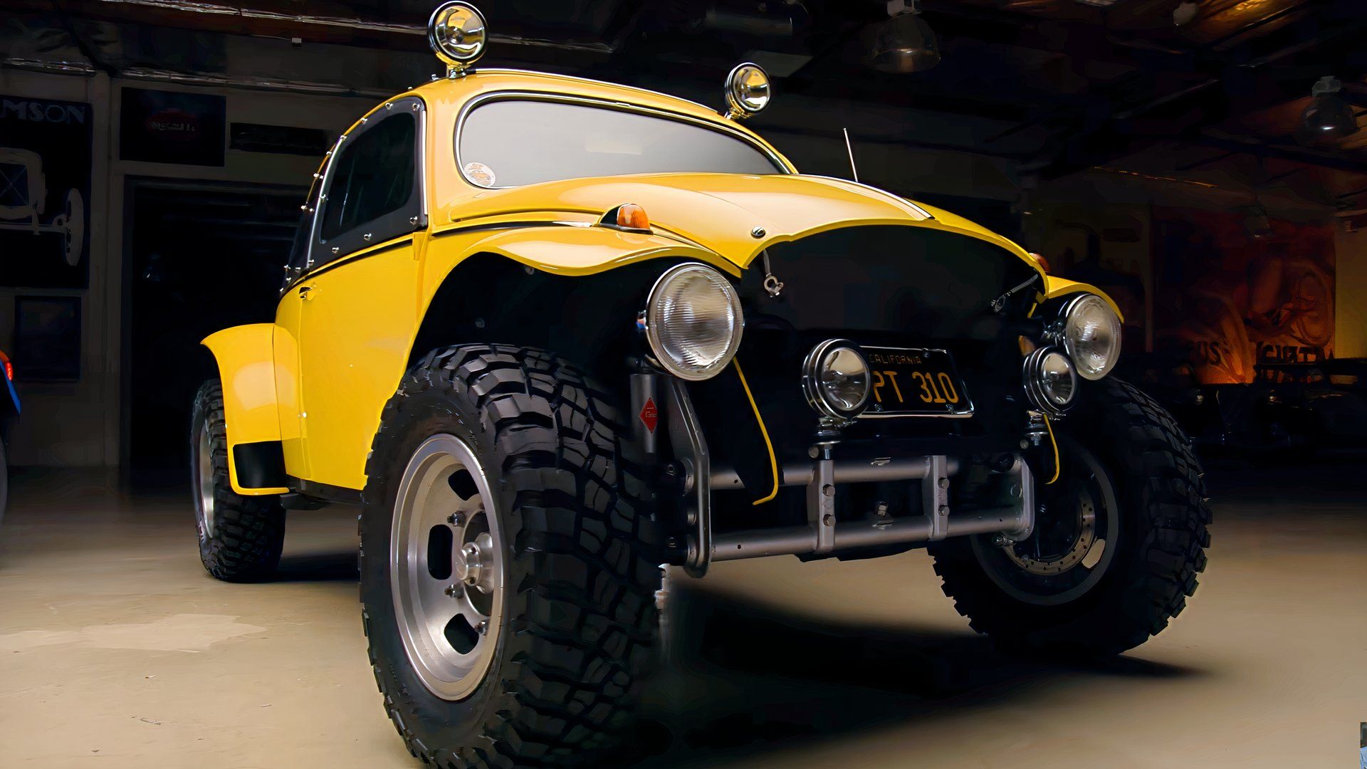 Jay Leno gets a dirt-slinging history lesson in a 190-HP Baja Bug