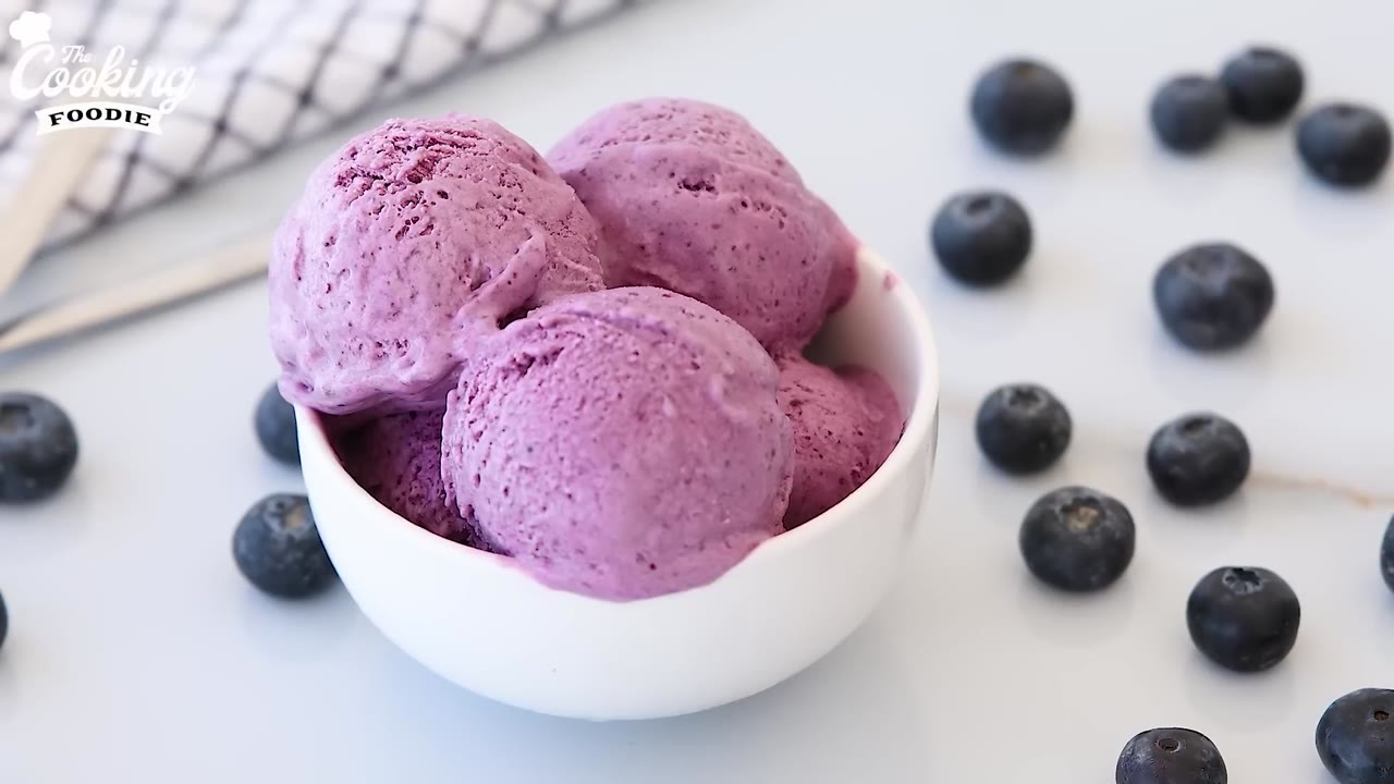 Only 3 ingredients stand between you and homemade blueberry ice cream