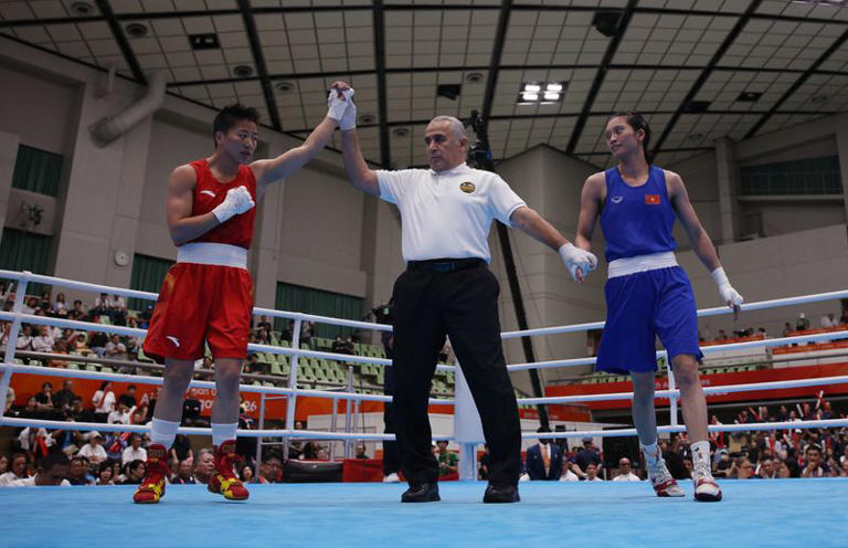 Games - Taiwan's Lin wins Asiad gold two years after Olympics gender row