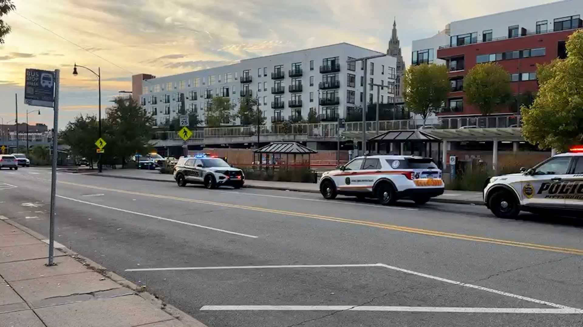 Police investigate stabbing near busway station in Pittsburgh