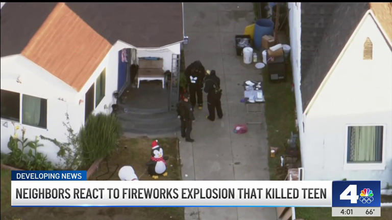 Man arrested in connection with South LA fireworks explosion that ...