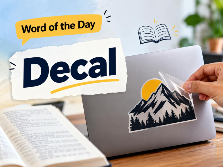 Word of the day: 'Decal' - meaning, definition, pronunciation and origin