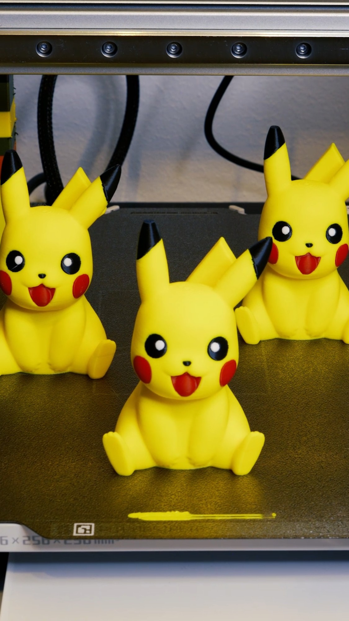 Detailed 3D printed Pikachu model with amazing finish