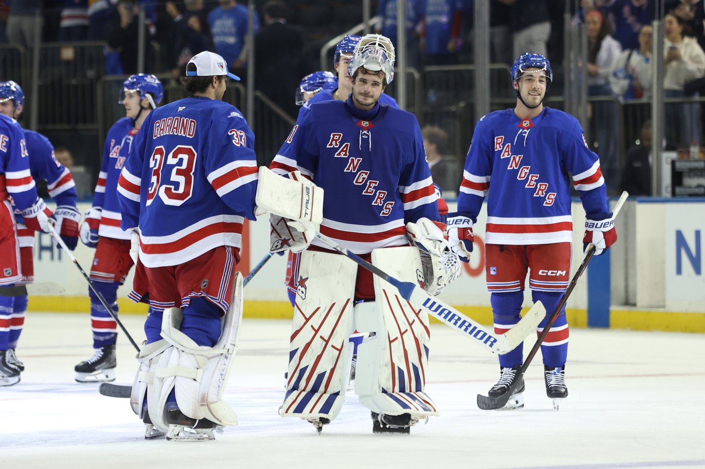 Shesterkin makes Rangers history with a goalie goal in 5-1 win over ...