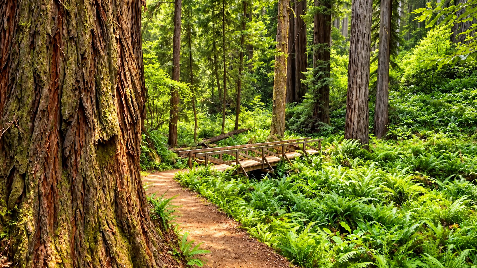 James Irvine Trail California redwoods to Fern Canyon (4K)