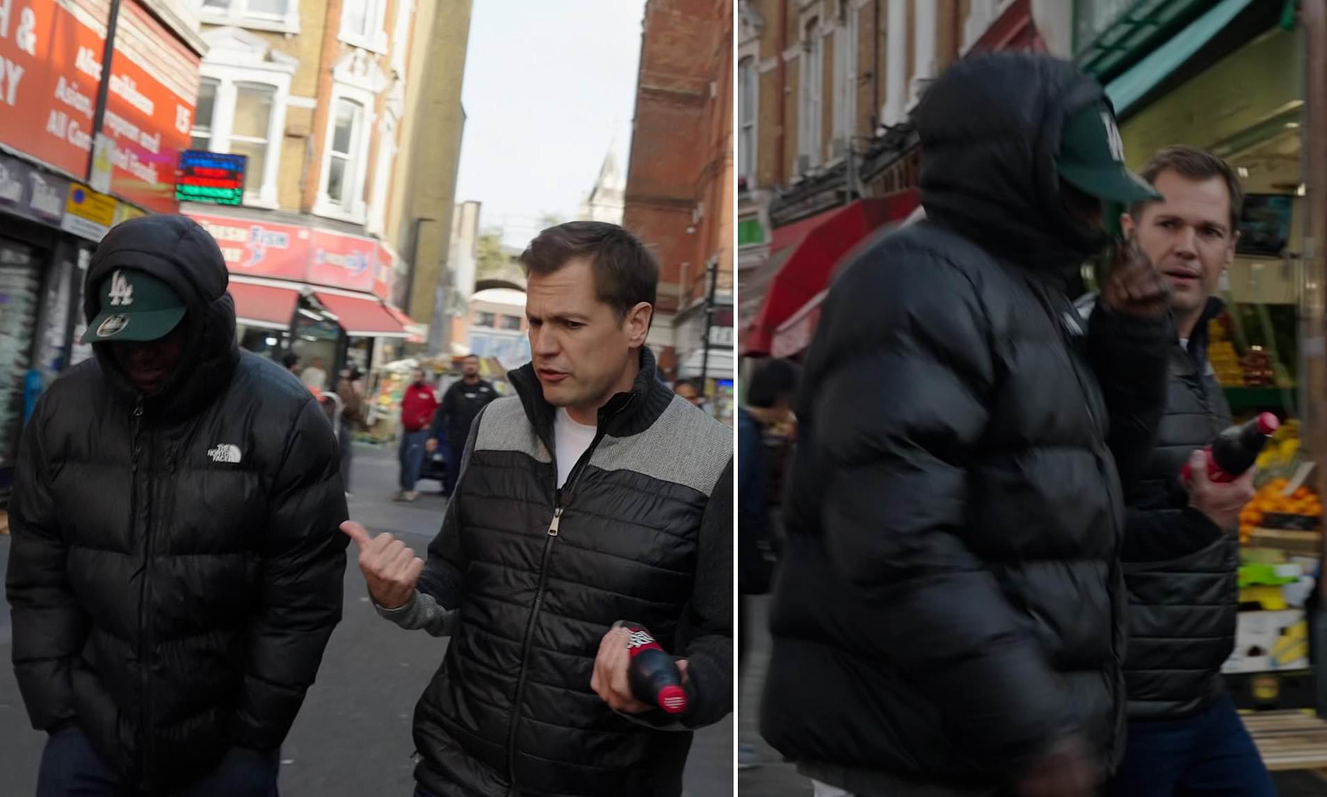 Moment Robert Jenrick confronts shoplifter on the street, asking why he ...