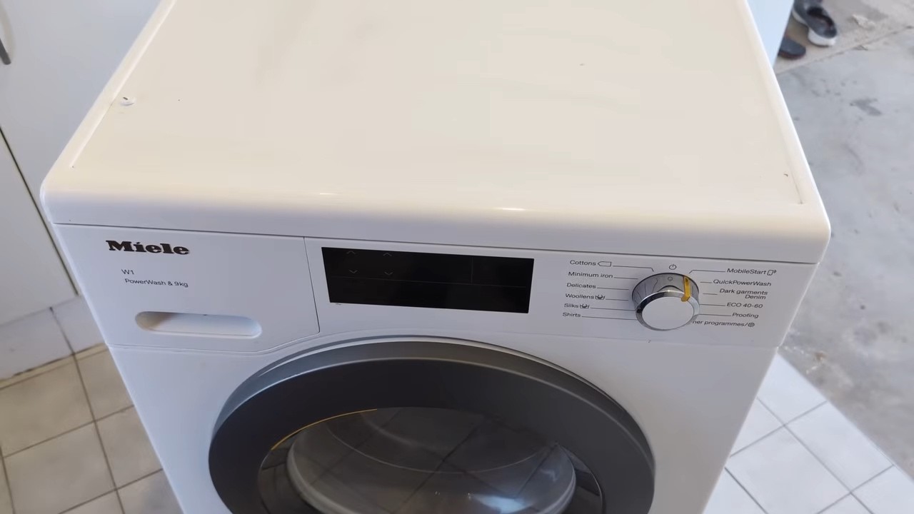 Miele W1 washing machine repair - part 1