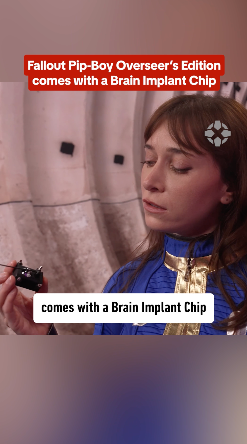 Fallout Pip-Boy Overseer's Edition comes with a brain implant chip