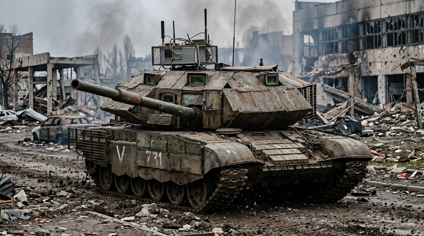 Russian turtle tanks blind their crews but may block FPV drones