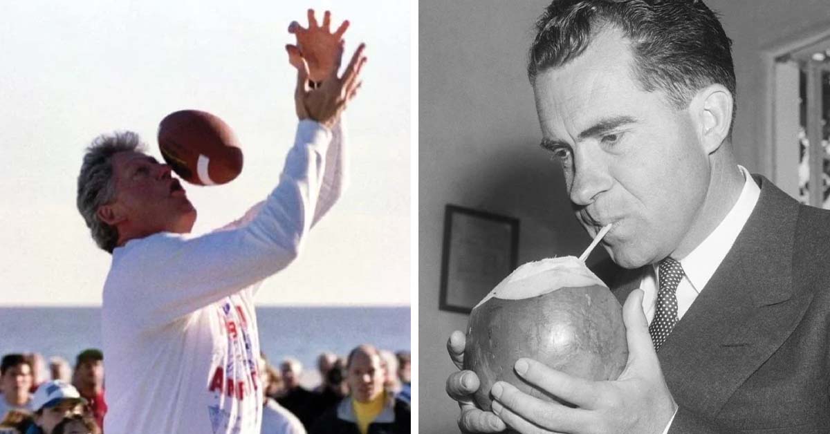 15 of the most unintentionally funny presidential photos ever taken