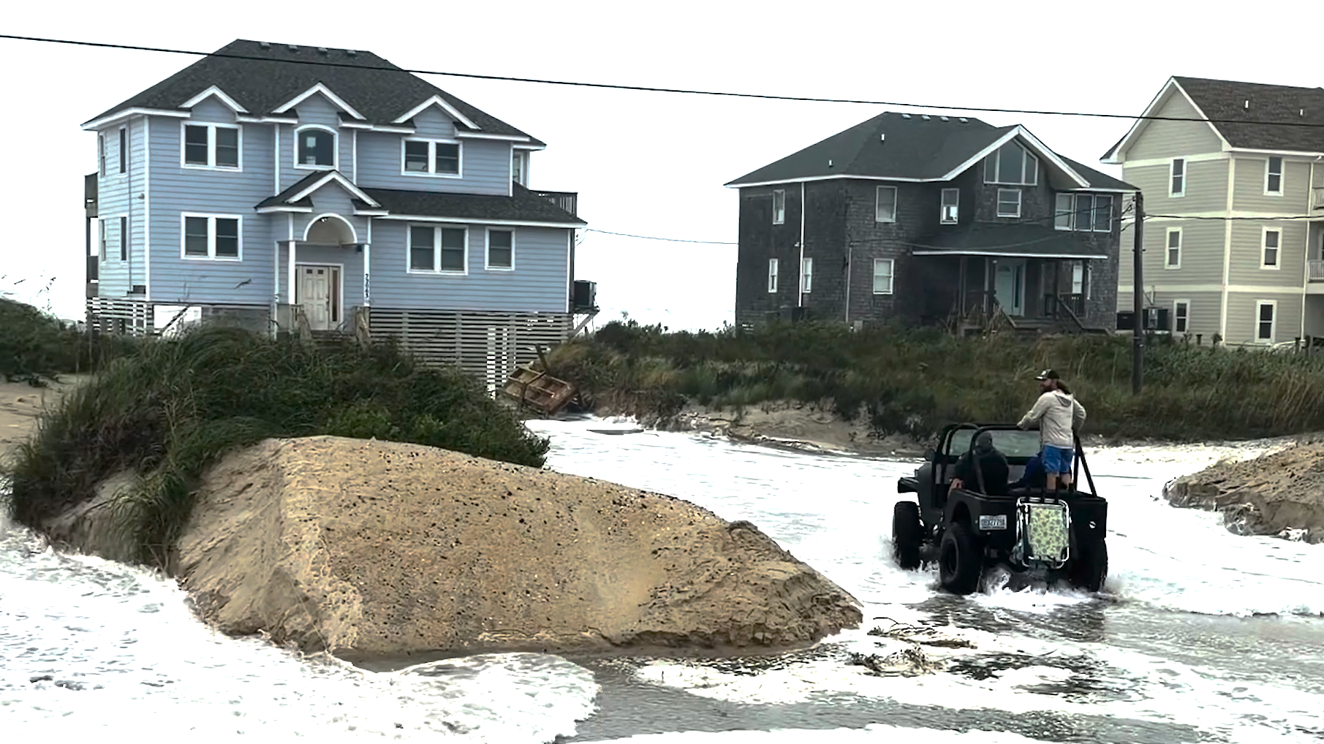 Chilly, wet weather descends on NC as forecasters watch cold front offshore