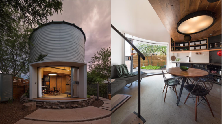 Grain silo becomes micro-home: architect crafts 340 sq ft retreat ...