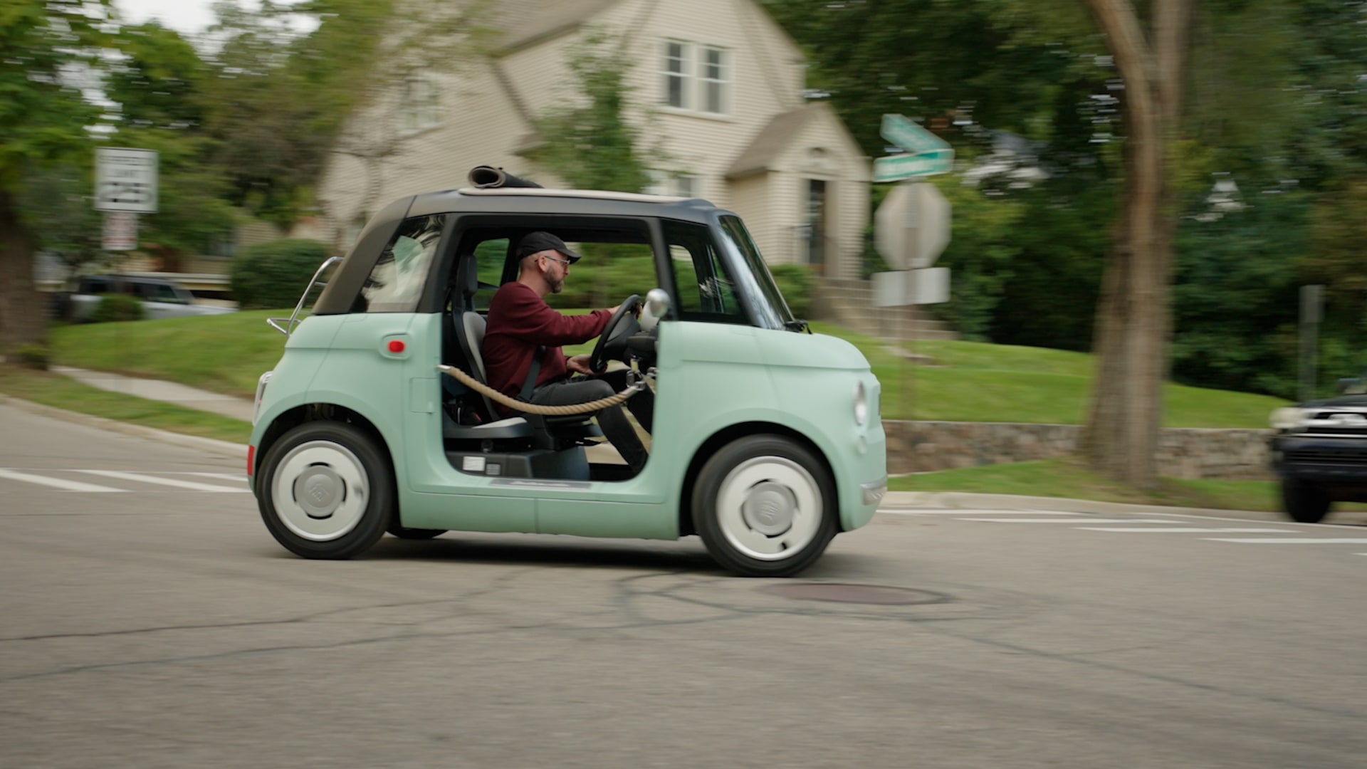 I test drove an Italian microcar that tops out at 25 mph