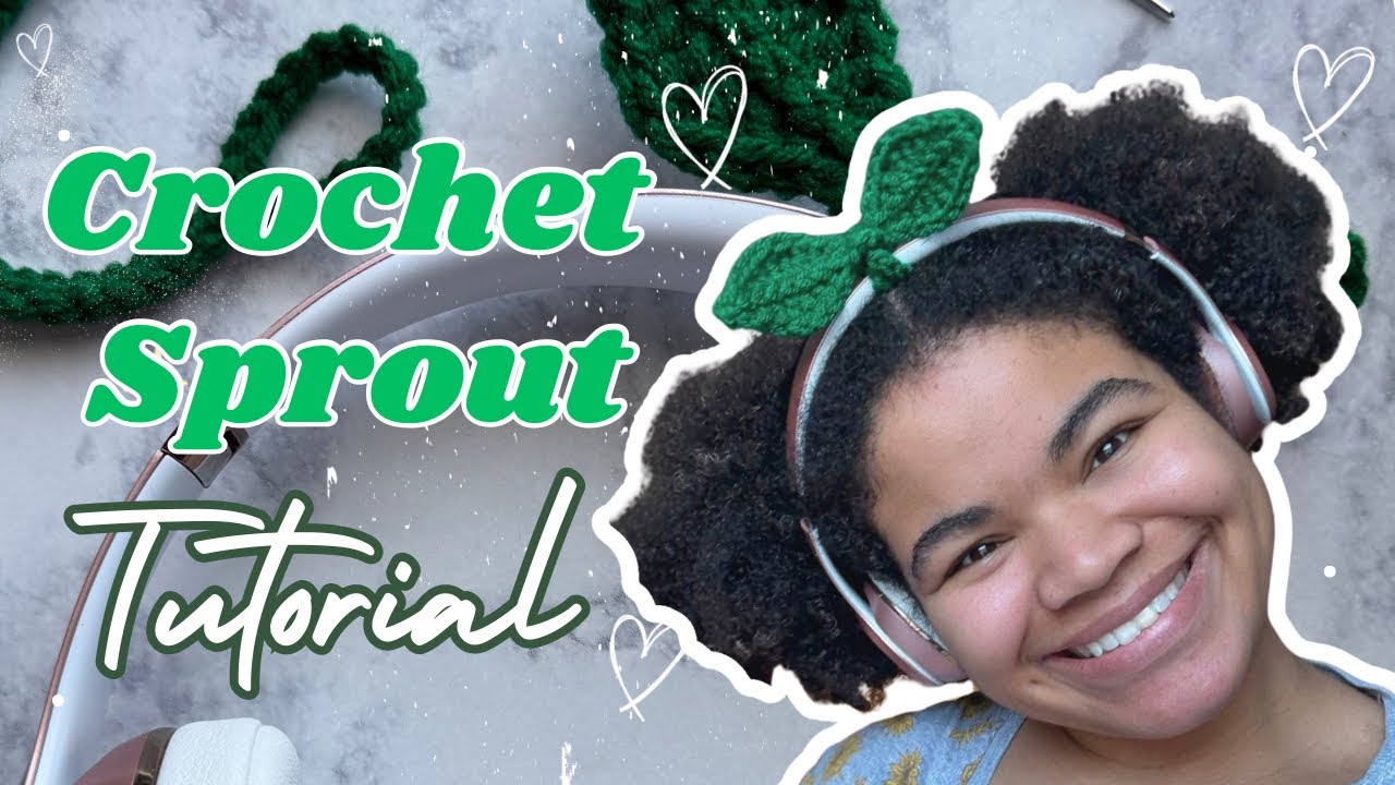 Create a cute crochet sprout with easy steps