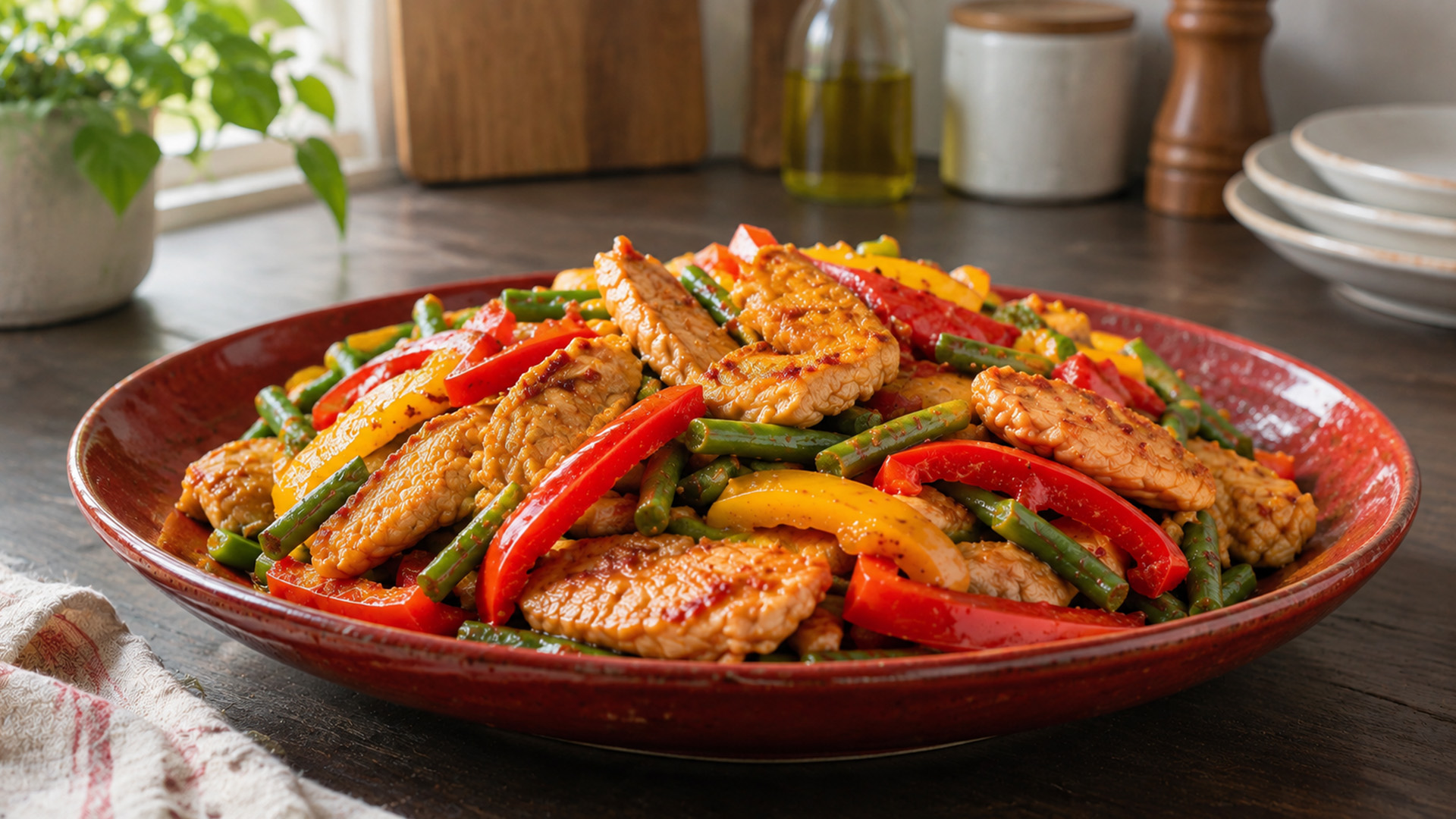 Garlic and ginger make this stir fry shine