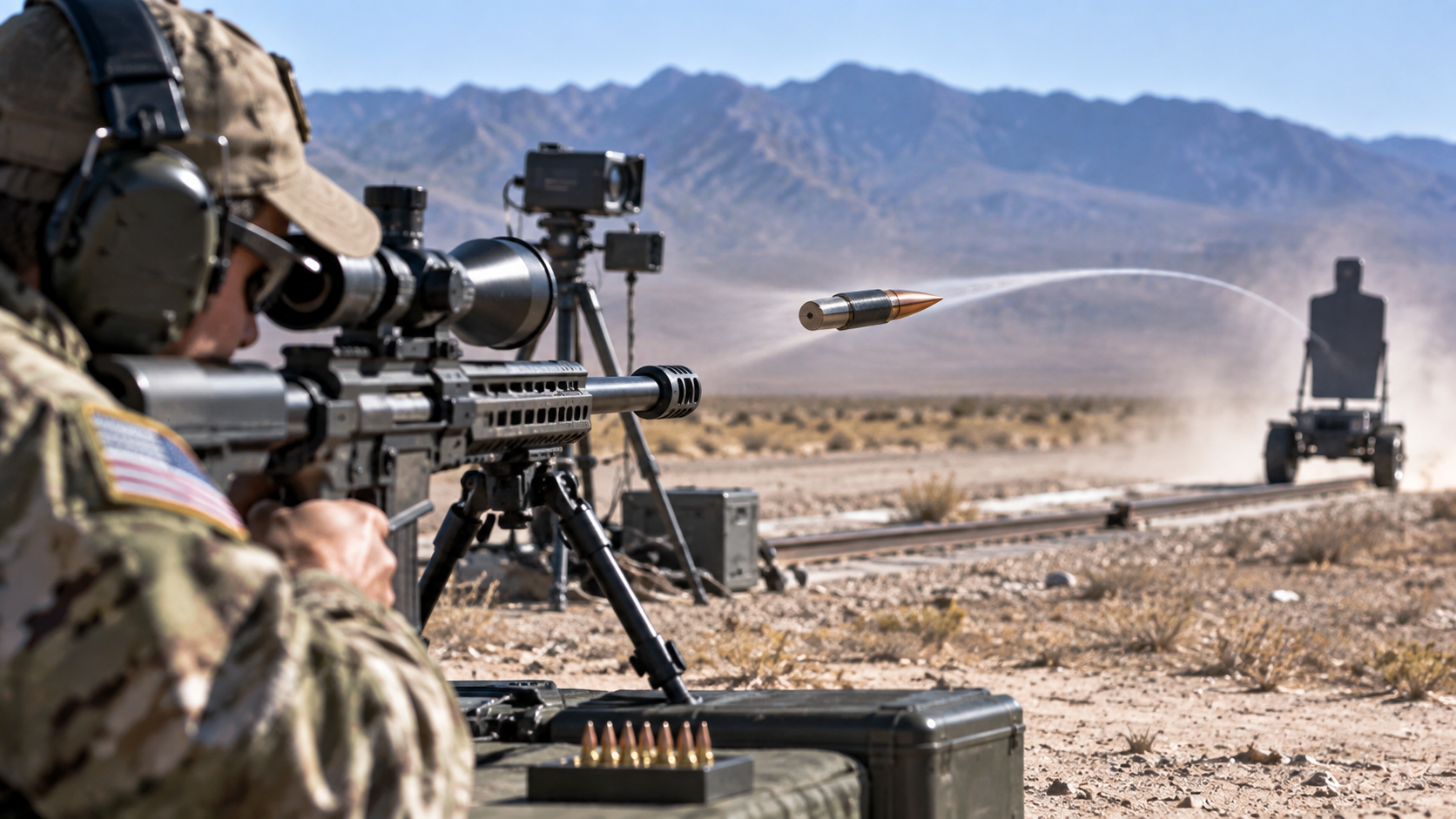 The US tested a bullet that can correct its own course after being fired
