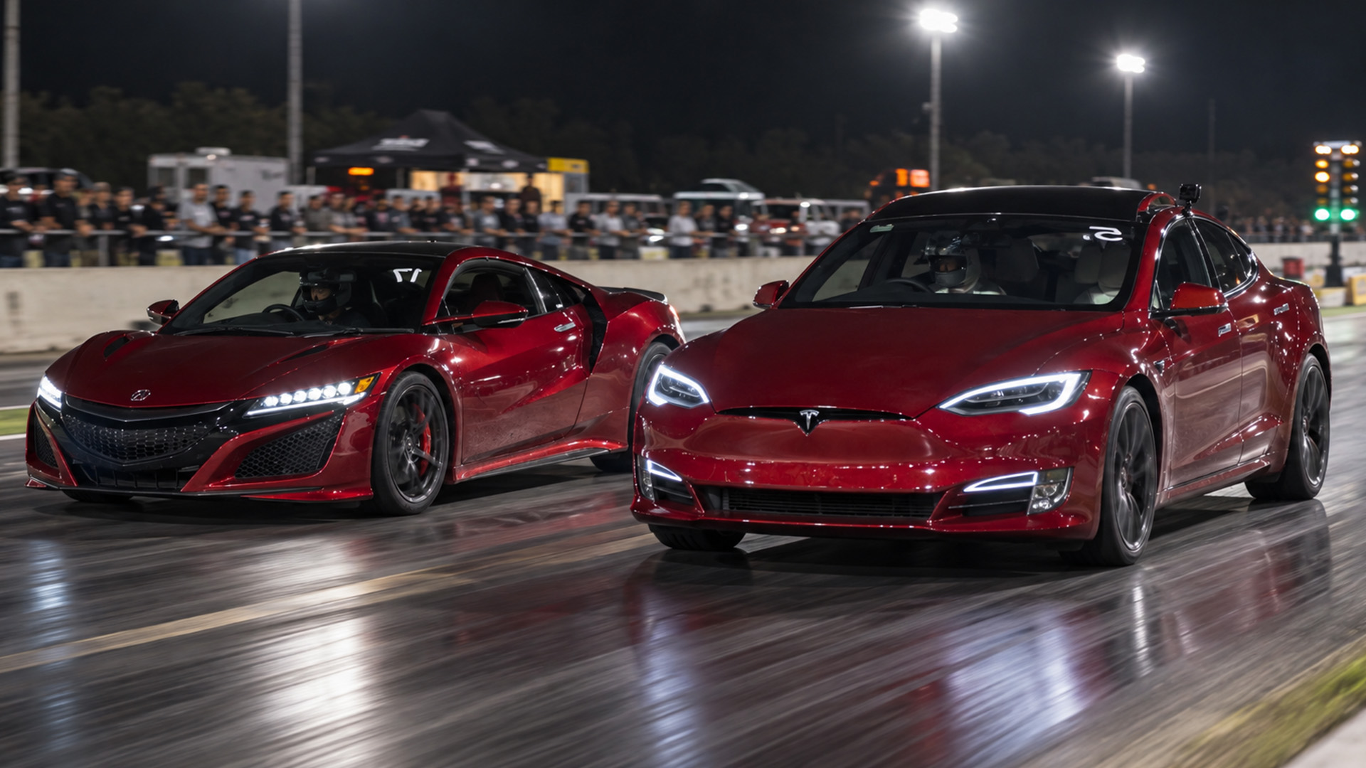 Tesla launches ahead of the tuned 650HP Acura NSX