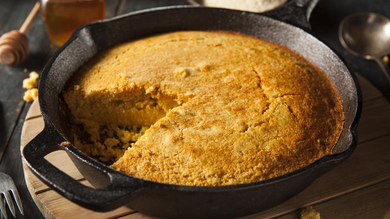 If you have leftover cornbread and fruit, you have the start of a ...