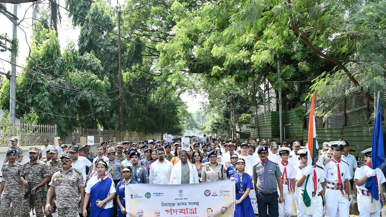 Assam governor leads padayatra against drug abuse, culminates in Guwahati