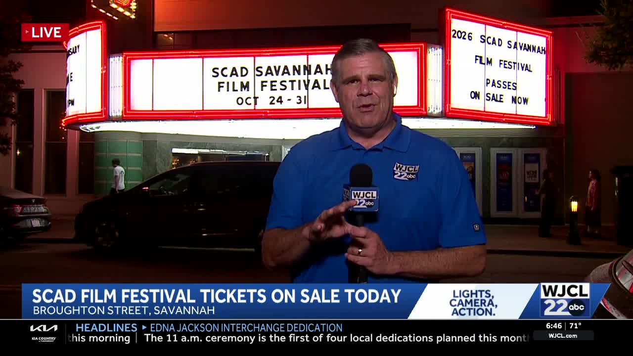 SCAD Savannah Film Festival tickets go on sale to the public