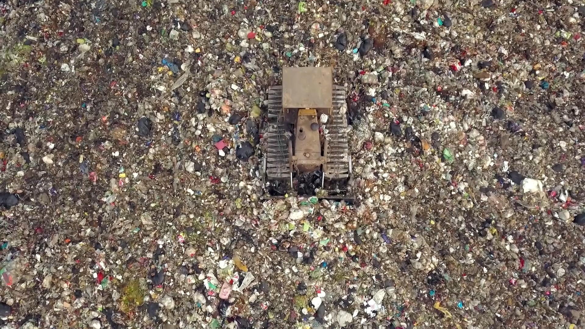 Drone footage highlights the alarming scale of global pollution issues