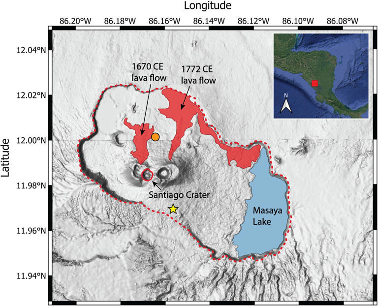 Two active magma reservoirs may lie beneath Masaya volcano, near 2 ...