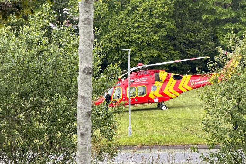 Driver hospitalised after fall from lorry