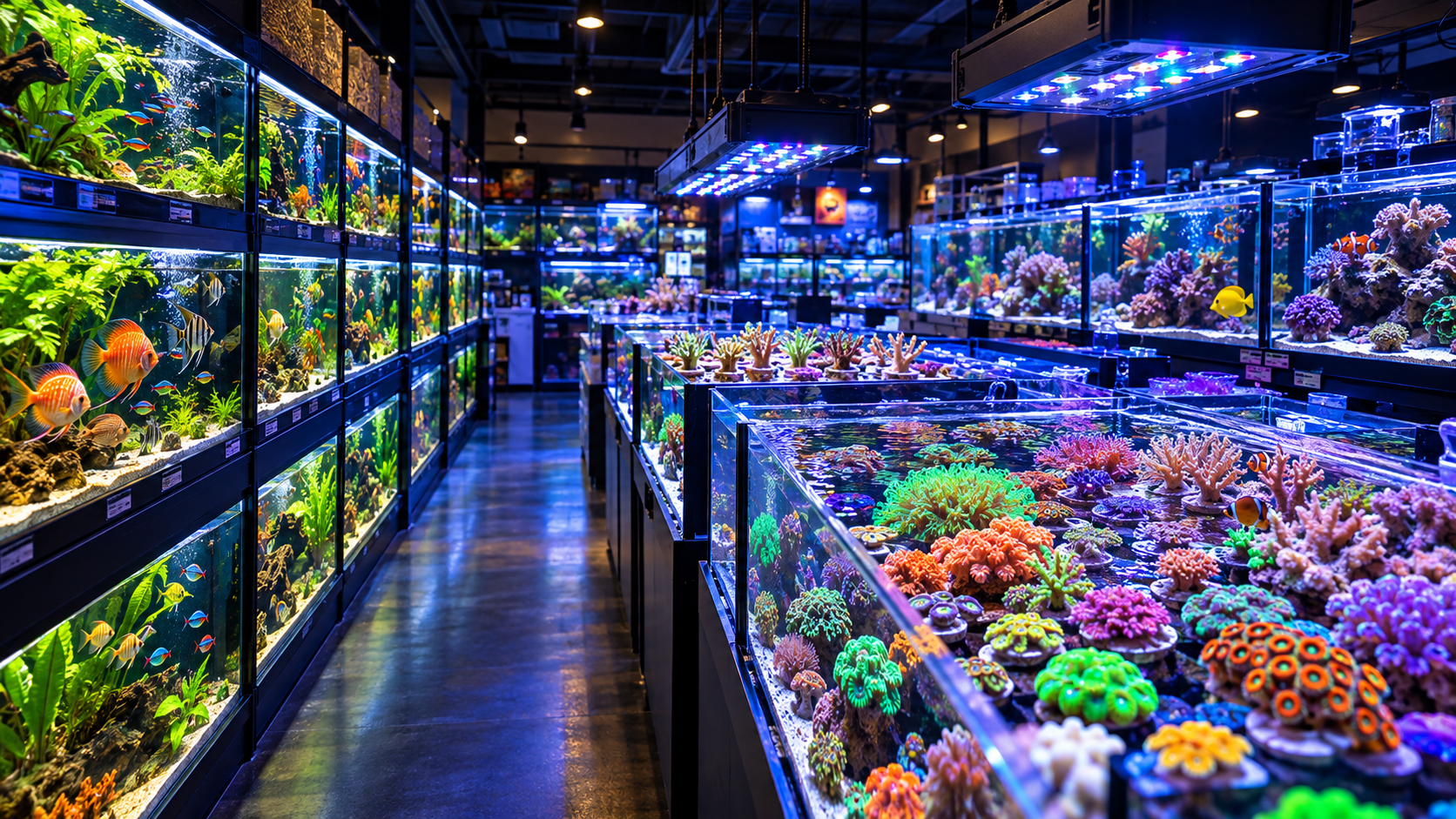 Inside one of Chicago’s best tropical fish & coral stores