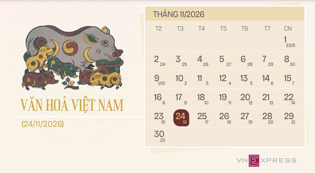 Không hoán đổi để kéo dài kỳ nghỉ Ngày Văn hóa Việt Nam