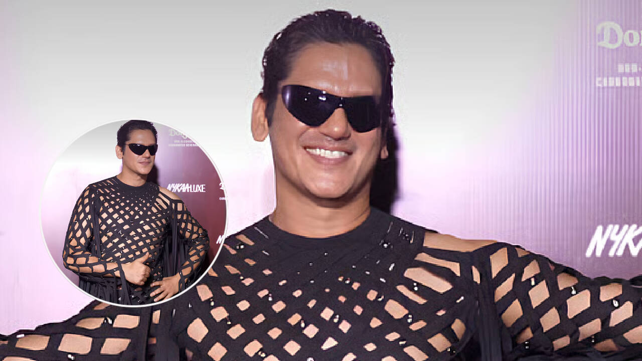 Vijay Varma's all-black cut-out outfit grabs attention; netizens call ...