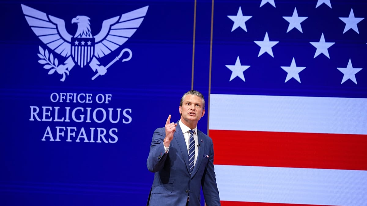 Pete Hegseth creates Pentagon Office of Religious Affairs reporting ...