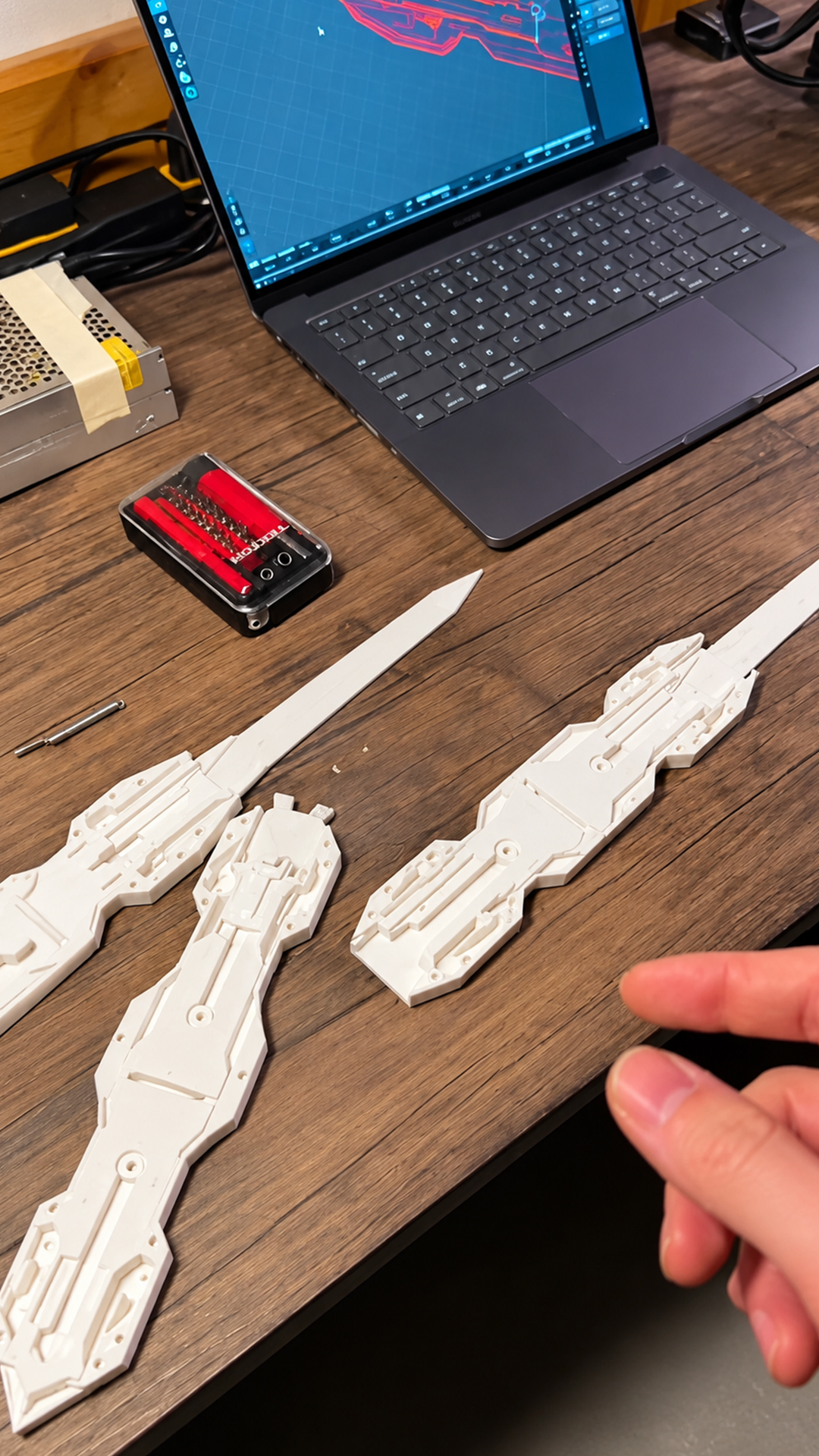 Classic Assassin's Creed blade rebuilt using modern 3D design tools