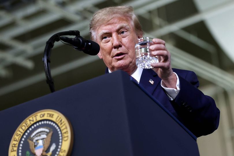 'Embarrassing' Donald Trump slammed as 'incoherent' for hurling glass ...