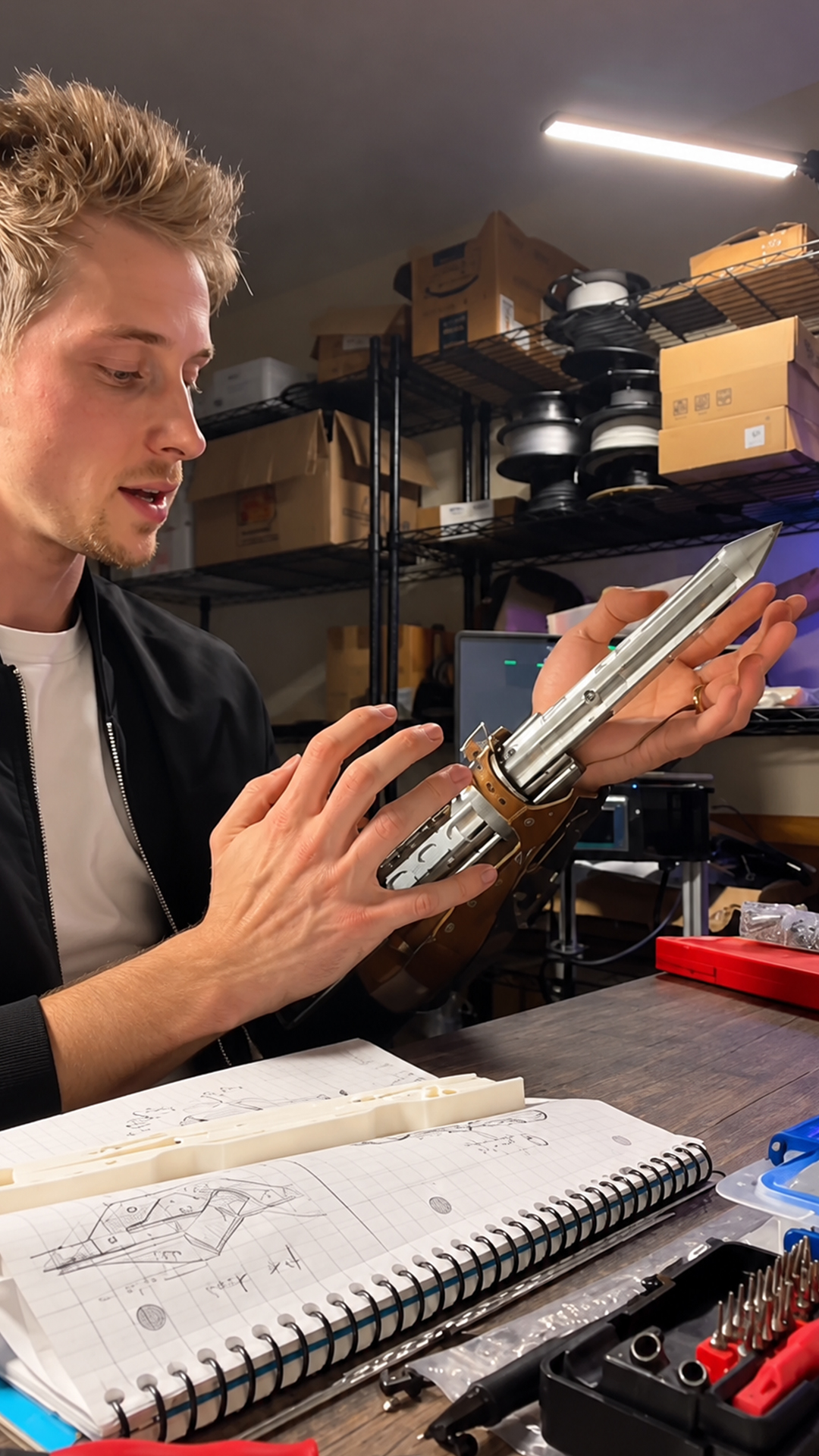 Assassin's Creed hidden blade prototype tests a dual-action rotary track