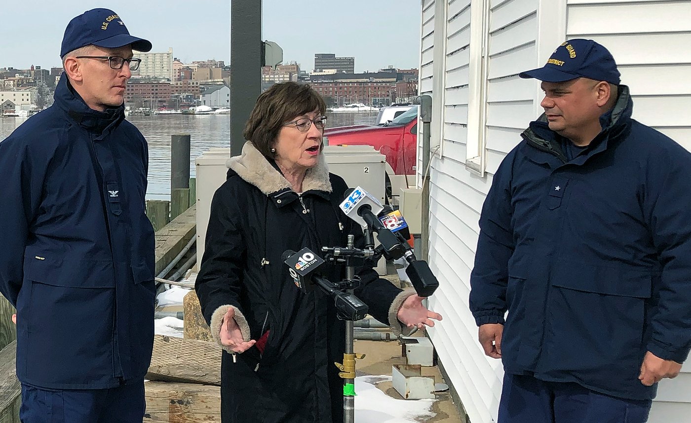 In first Maine Senate debate, Collins seeks to distance herself from Trump