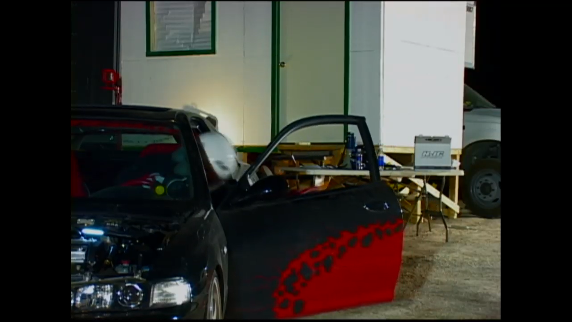 Scare tactics: Peter Strader in “License to Drive”