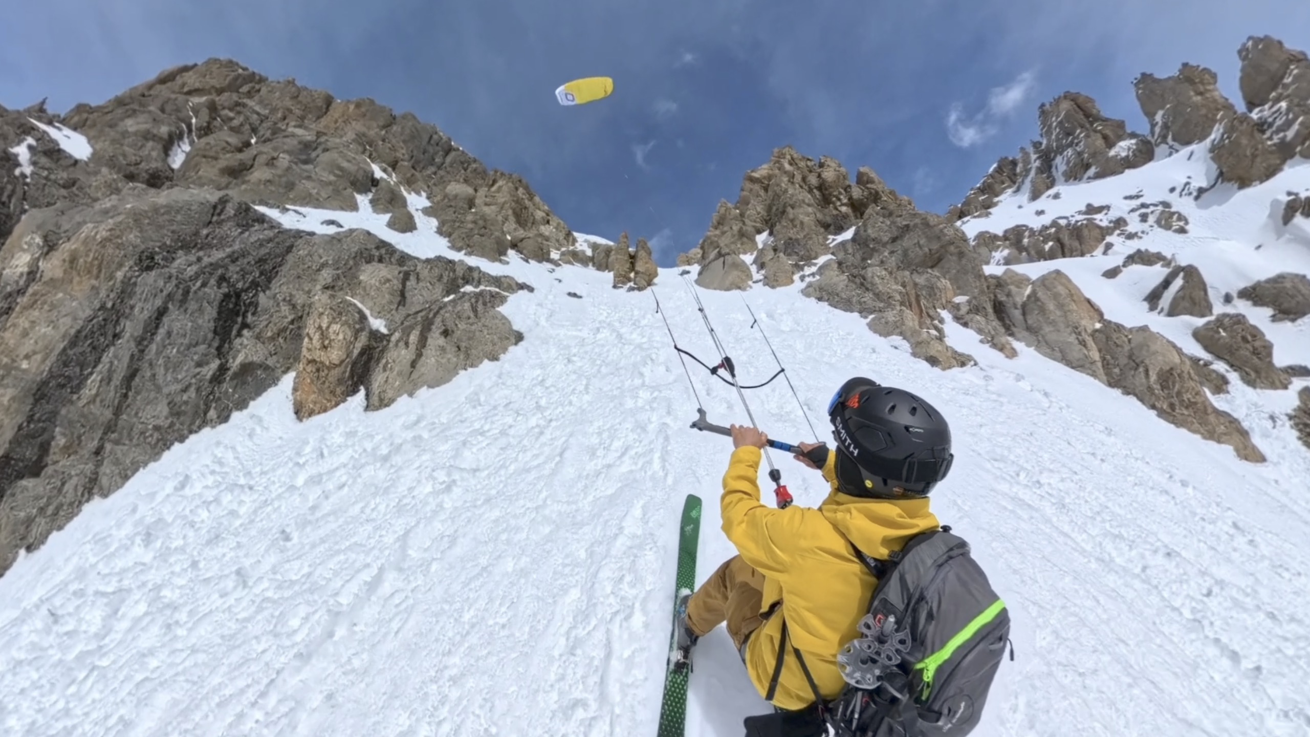 Exploring snow kiting adventures at Serre Chevalier ski resort