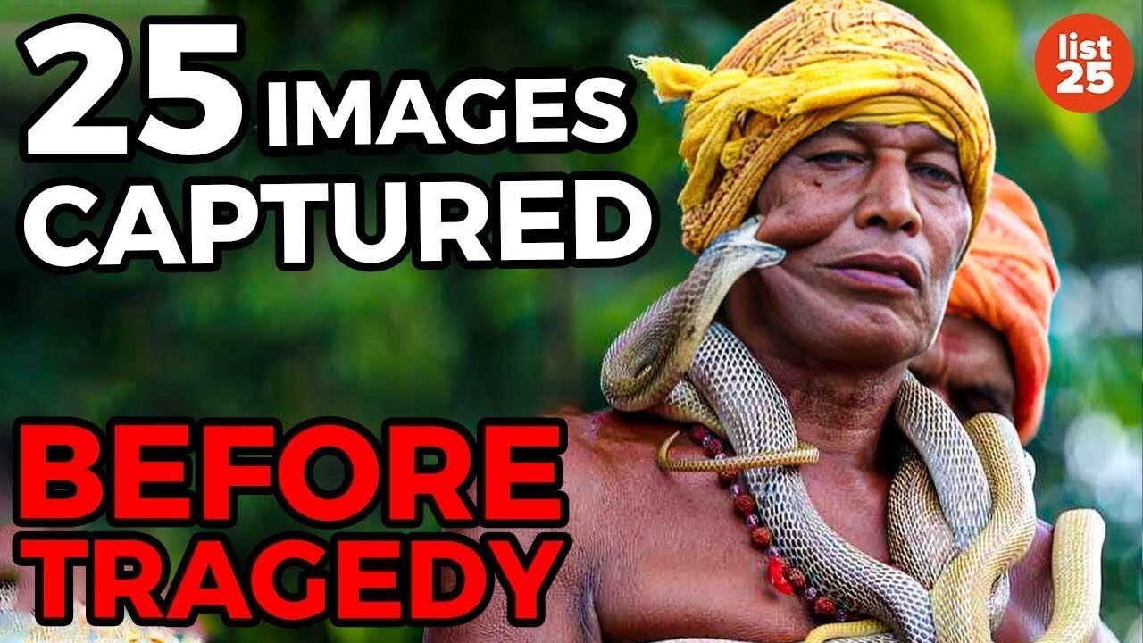 Moments before tragedy: 25 powerful images that tell a story