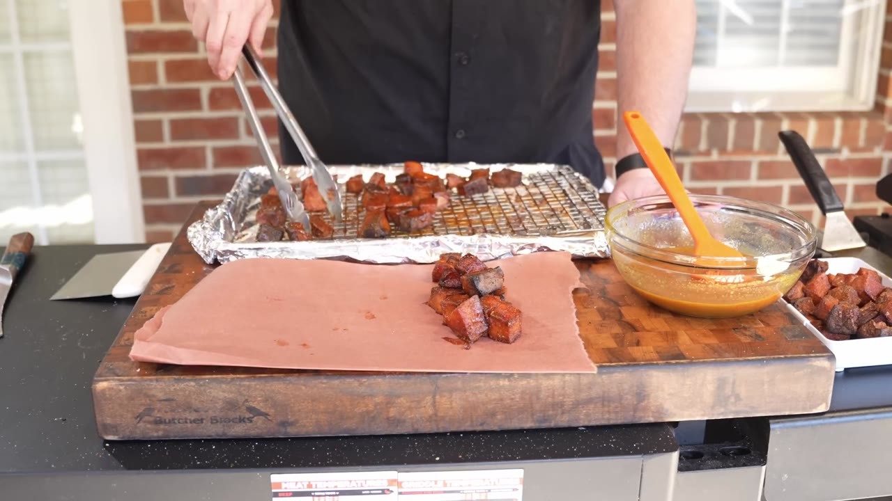 He treated baloney like brisket then turned it into smoked burnt ends