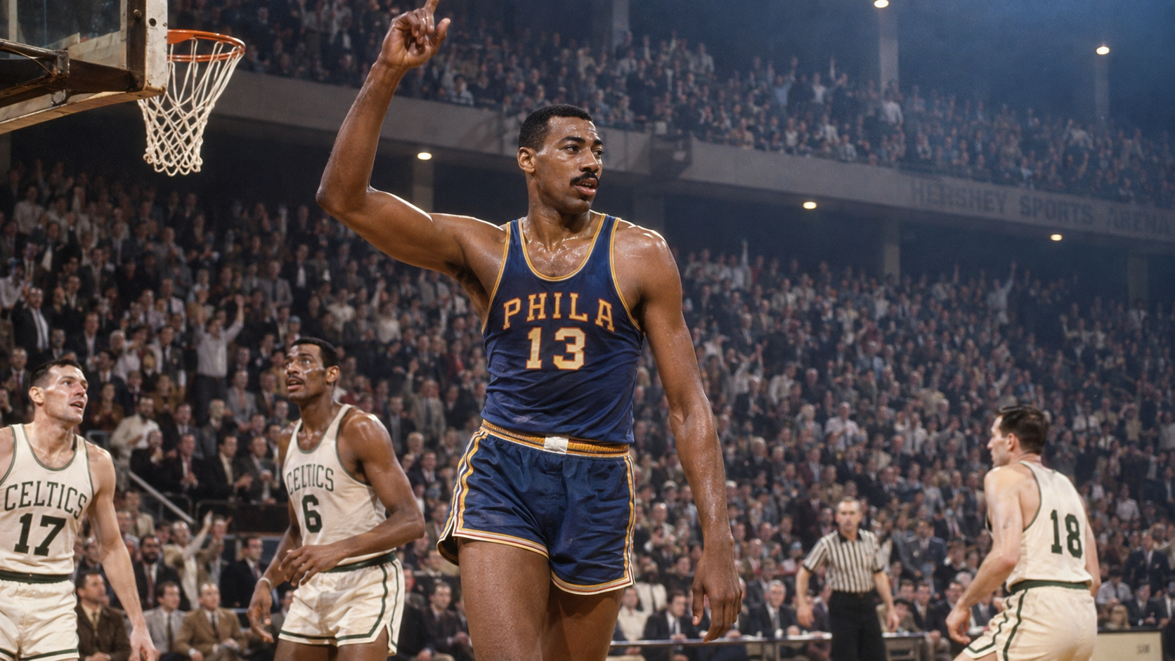 Wilt Chamberlain’s 100-point game was never filmed