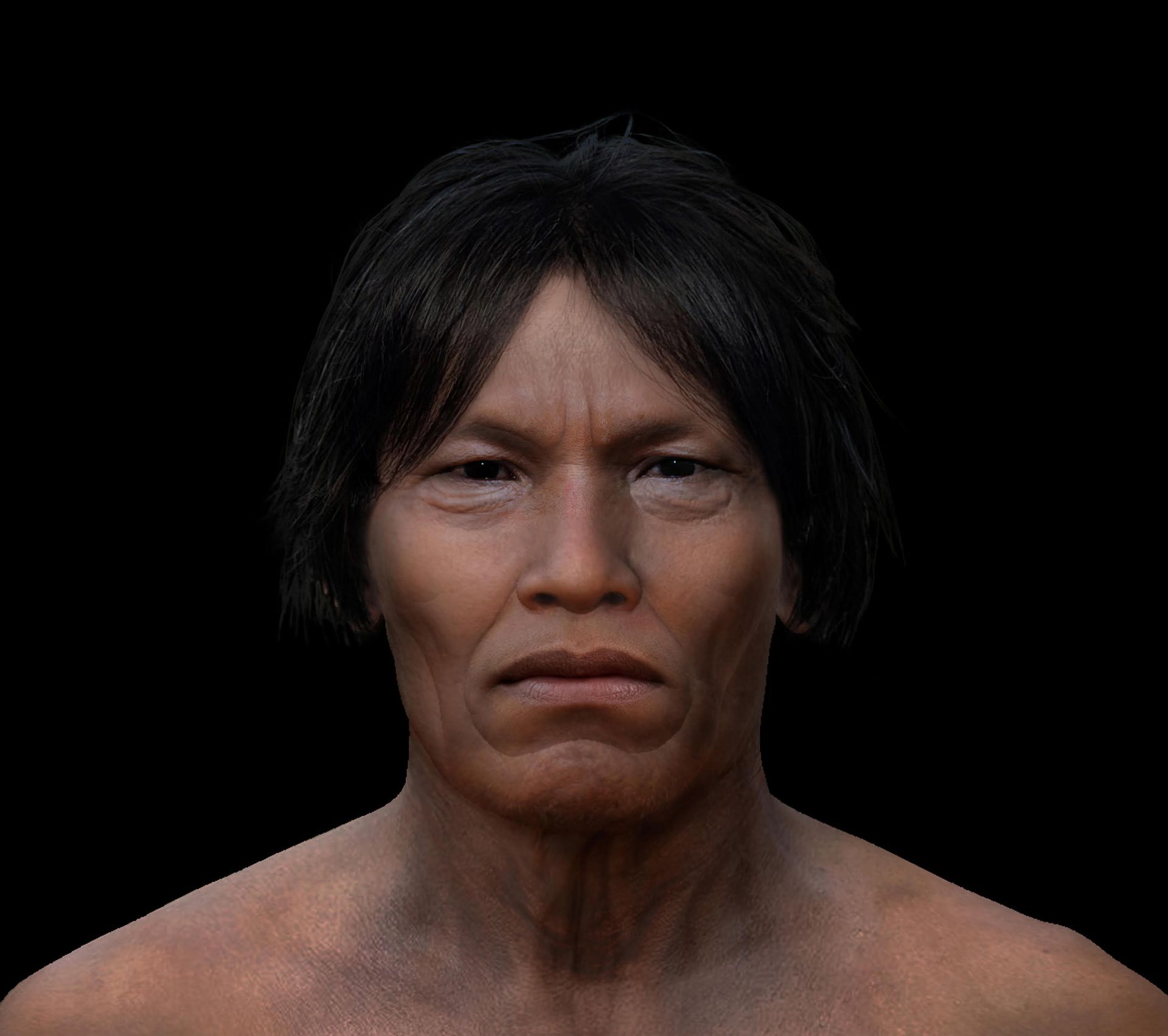 See the face and hair of an Indigenous man who lived in Ecuador 3,000 years ago