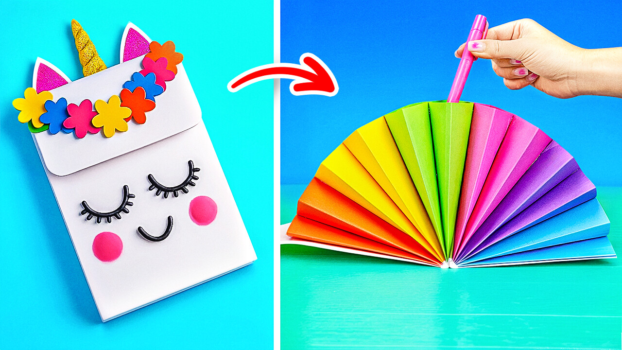 Cute paper school crafts you can DIY in minutes