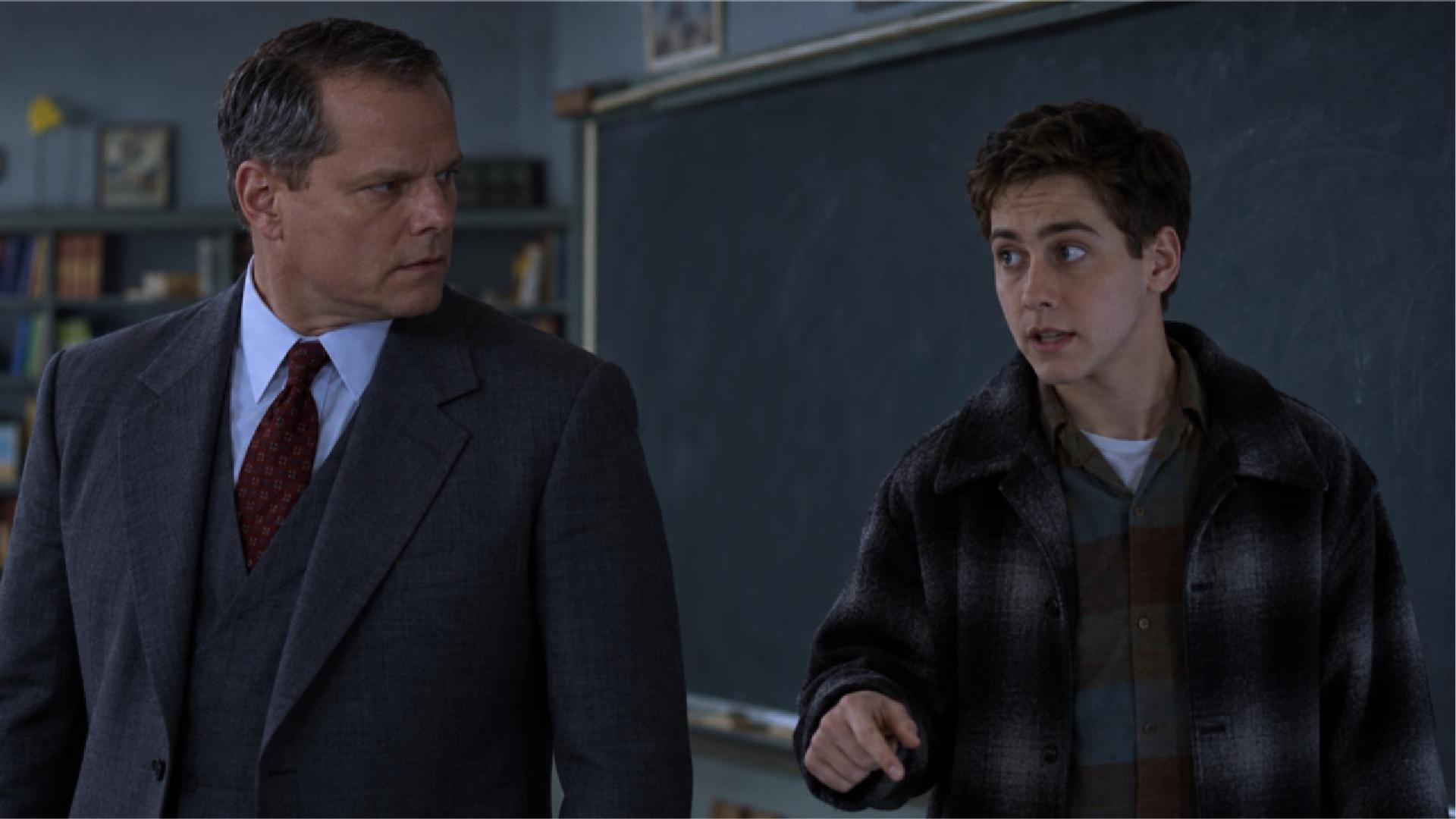 Homer uses math to clear the Rocket Boys in October Sky (1999)