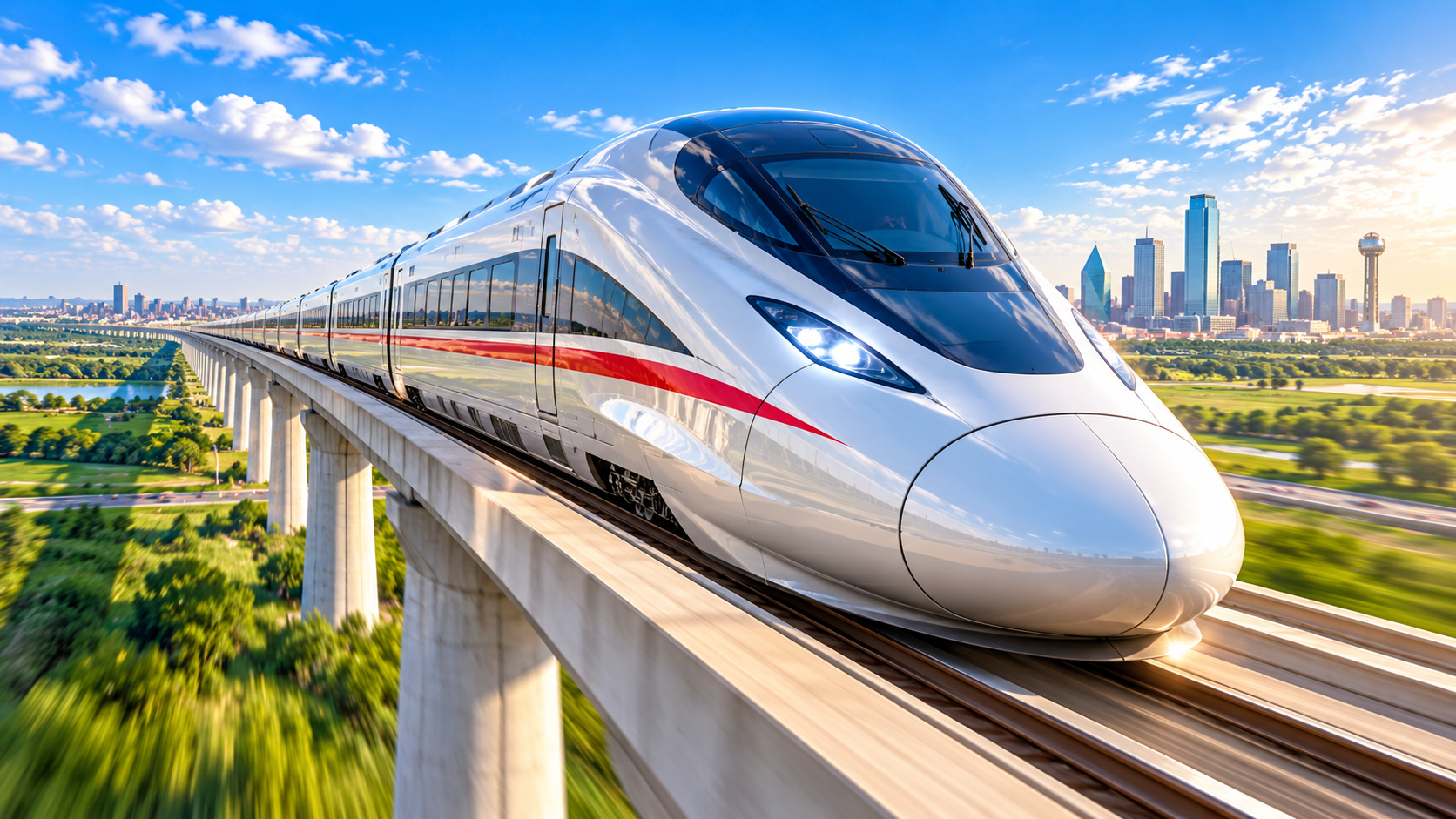 Texas bullet train - the $30B dream between Dallas and Houston